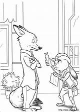 Zootopia Coloring Otterton Mrs Pages Template Coloriage Zootopie sketch template