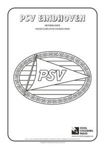 cool coloring pages psv eindhoven logo coloring page cool coloring pages  educational