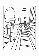 Minecraft House Coloring Pages Getdrawings sketch template