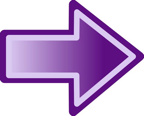 onlinelabels clip art purple arrow shape