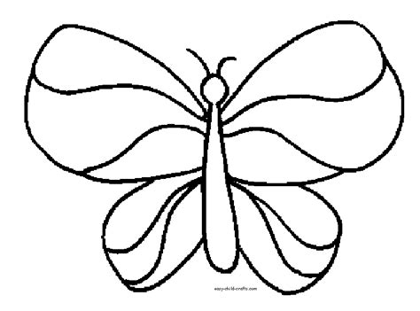 printable butterfly pictures coloring home