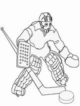 Coloring Pages Hockey Goalie Sports Canadiens Print Montreal Animated Kids Winter Easily Coloringpages1001 Advertisement Gifs Template sketch template