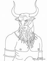 Coloring Greek Mythology Creatures sketch template