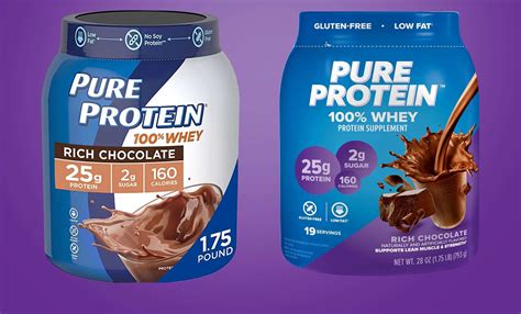 pure protein chocolate powder nutrition facts factsnet