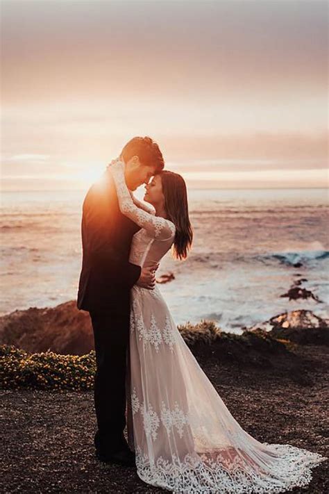 20 Stunning Romantic Sunset Wedding Photo Ideas Page 2 Hi Miss Puff