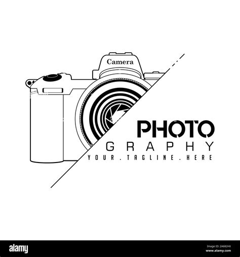 slr camera photography  art logo icon vector design stock photo alamy