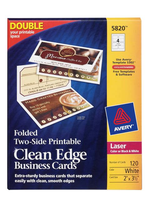 avery business cards template template guru
