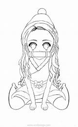 Slayer Nezuko Lineart Xcolorings 1280px 82k 782px sketch template