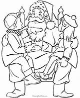 Santa Coloring Pages Claus Color Winter Kids Printable Christmas D429 Template Print Help Printing Raisingourkids Popular Sheets Children Choose Board sketch template