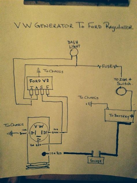 wiring  ford regulator voltage regulator diagram regulators
