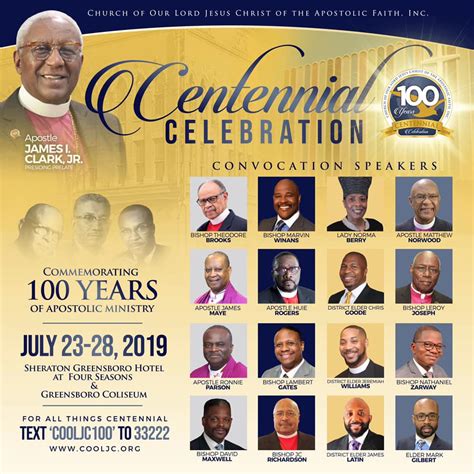 centennial celebration  international holy convocation