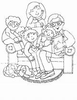 Coloring Family Christmas Pages Holy Getcolorings Getdrawings sketch template