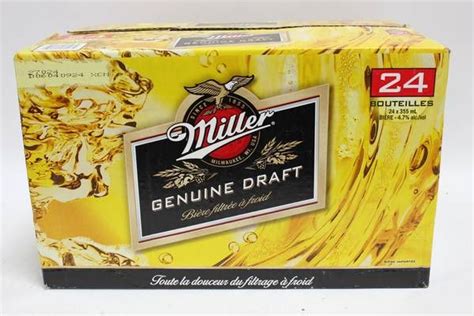case   miller genuine draft bottles