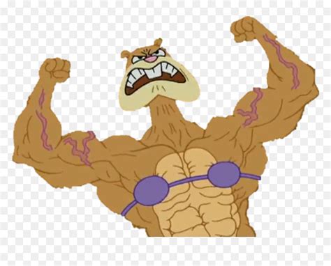 sandy cheeks animated muscle women png  sandy cheeks muscles transparent png vhv