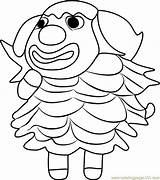 Crossing Coloring Animal Pietro Coloringpages101 Pages sketch template