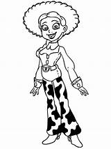 Toy Story Coloring Pages Jessie sketch template