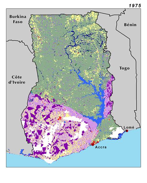 Land Use Land Cover And Trends In Ghana West Africa