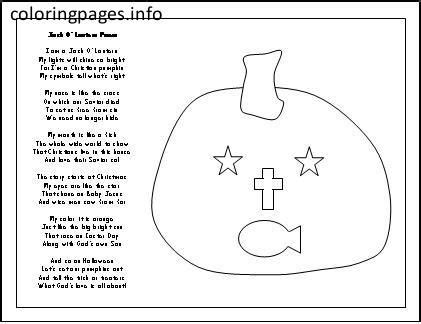 christian pumpkin coloring pages