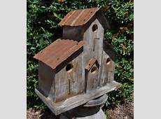 , Rustic Birdhouse, Old West Bird House, Wooden Bird House