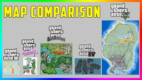 The Most Accurate Gta Map Comparison Ever Gta 5 Vs Gta Iv Vs San