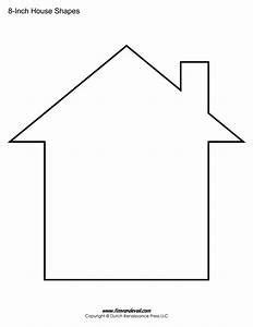 house template clipart  house outline paper house template