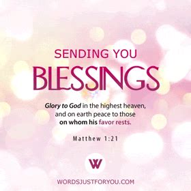 sending  blessings gif  wordsjustforyoucom