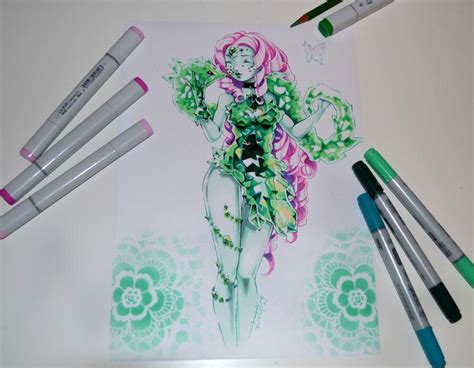 Lady Emerald Fullbody By Lighane Marker Art Copic