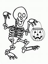 Esqueletos Elementare Costume sketch template