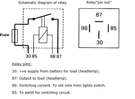 relay wiring diagram  pin      wiring diagram