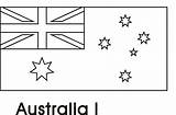 Flag Australian Coloring Colouring Flags Pages Sketch Printable Australia Colour Supercoloring Sheet Sheets Preschool Paintingvalley sketch template