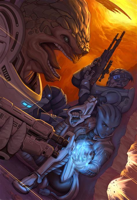 Mass Effect Under Fire Artwork By Drake Tsui — Geektyrant