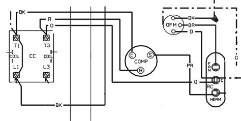 phase wiring condenser