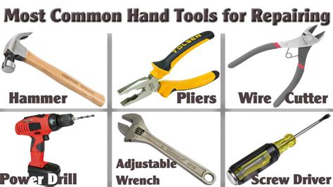 hand tools names  pictures  chart  hand tools neatorama