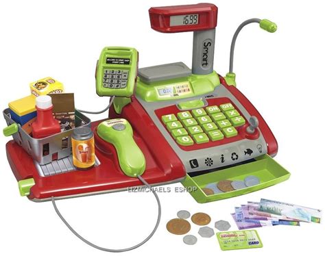 smart large electronic cash register working kids children pretend play
