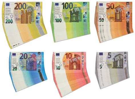 euroscheine zum ausdrucken spielgeld euro scheine