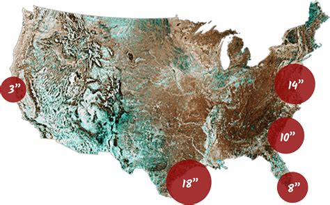 united states sea level map