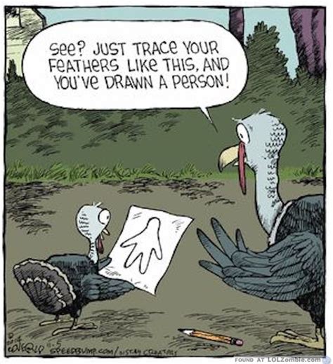turkeys can trace their feathers to make a person