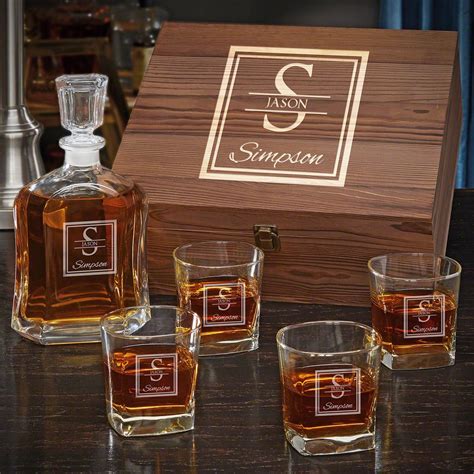 oakhill custom argos decanter whiskey t set for men