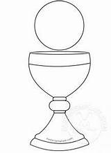 Chalice Communion Eastertemplate sketch template