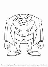 Danger Mouse Greenback Baron Draw Silas Drawing Von Step sketch template