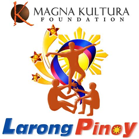 larong pinoy pinoy stylized logos
