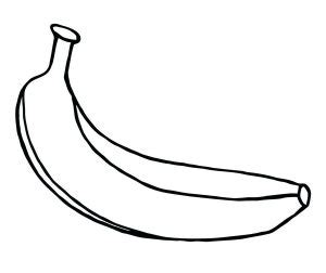 banana coloring pages  coloring pages  kids