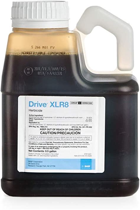 drive xlr herbicide label labels