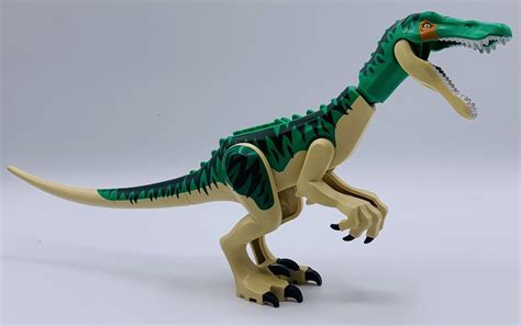 lego  jurassic world baryonyx dinosaur escape baryonyx grim figure