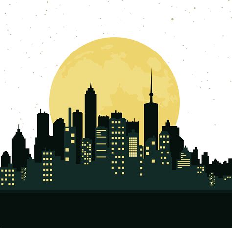night sky   city night city vector png full size