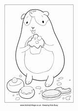 Hamster Colouring Pages Coloring Realistic Color Getcolorings Humphrey sketch template