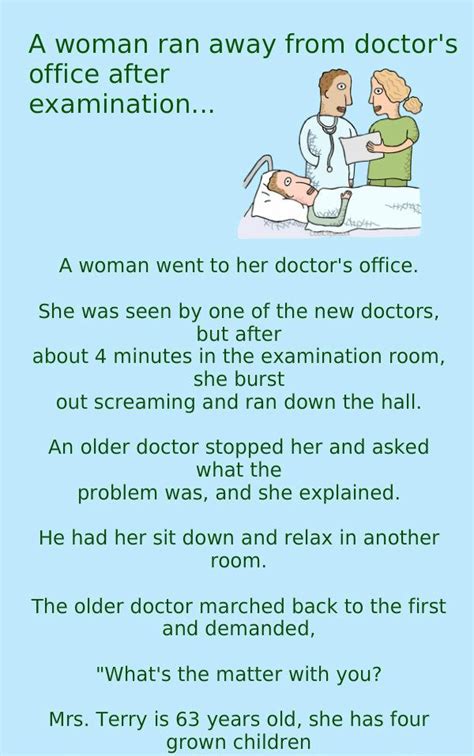 A Woman Ran Away From Doctor S Office Jokesmemes Funny