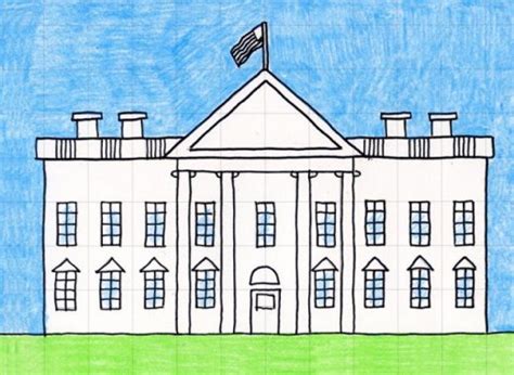 draw  white house art projects  kids