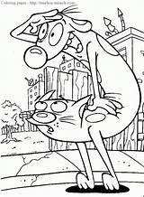 Coloring Pages Catdog Miracle Timeless sketch template