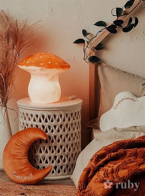 mushroom nightlight mushroom decor room inspiration